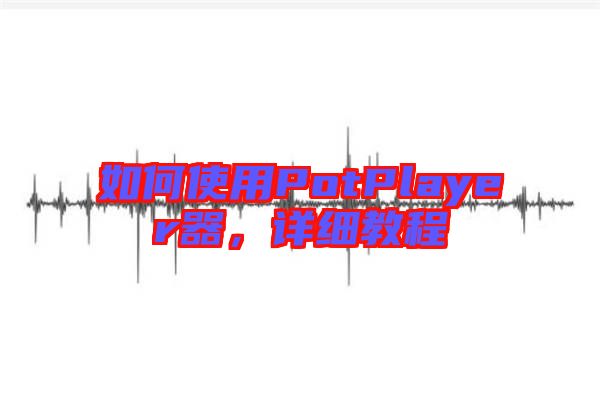 如何使用PotPlayer器，詳細(xì)教程