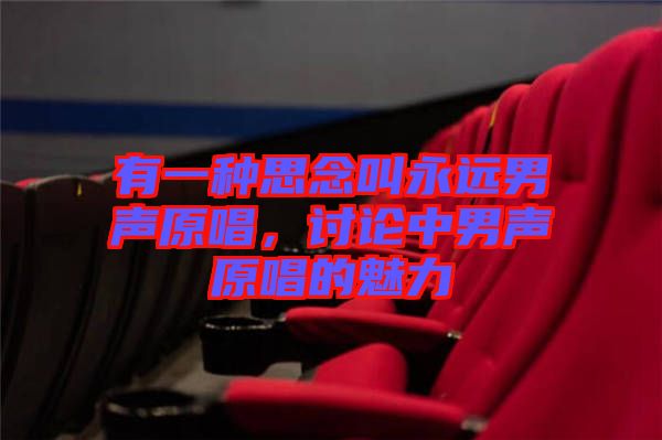 有一種思念叫永遠男聲原唱，討論中男聲原唱的魅力