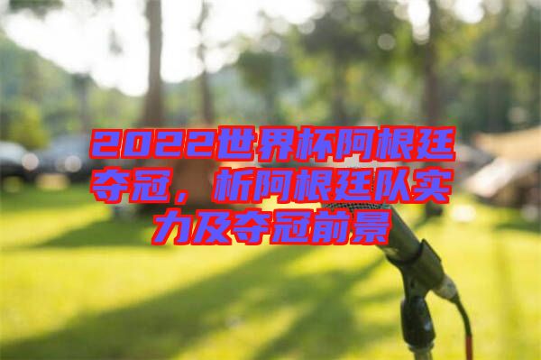 2022世界杯阿根廷奪冠，析阿根廷隊(duì)實(shí)力及奪冠前景