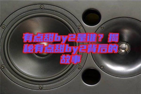 有點甜by2是誰？揭秘有點甜by2背后的故事