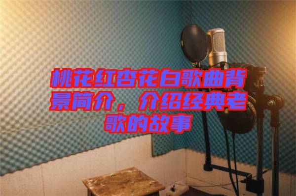 桃花紅杏花白歌曲背景簡介，介紹經(jīng)典老歌的故事