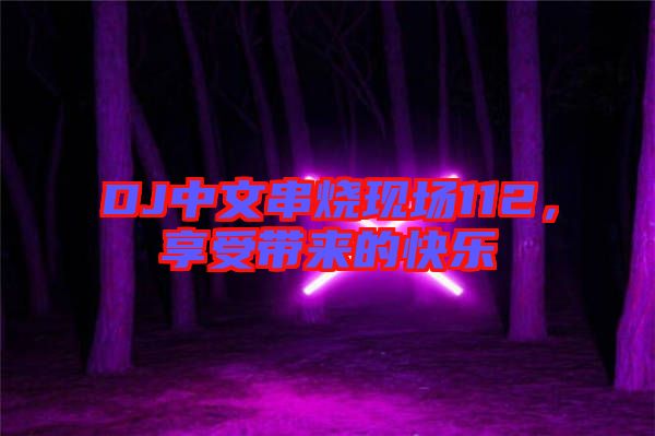 DJ中文串燒現(xiàn)場112，享受帶來的快樂