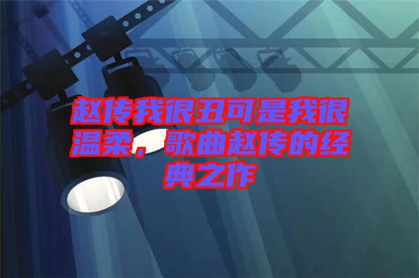 趙傳我很丑可是我很溫柔，歌曲趙傳的經(jīng)典之作