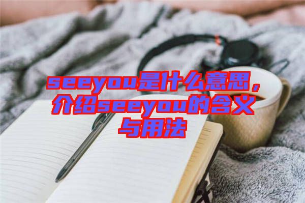 seeyou是什么意思，介紹seeyou的含義與用法