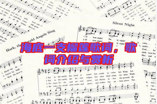 海底一支榴蓮歌詞，歌詞介紹與賞析