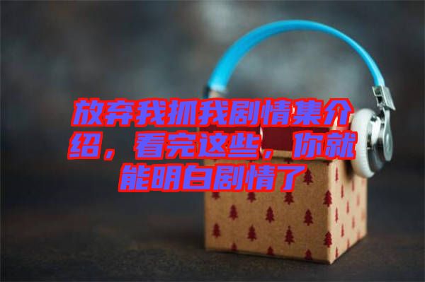 放棄我抓我劇情集介紹，看完這些，你就能明白劇情了