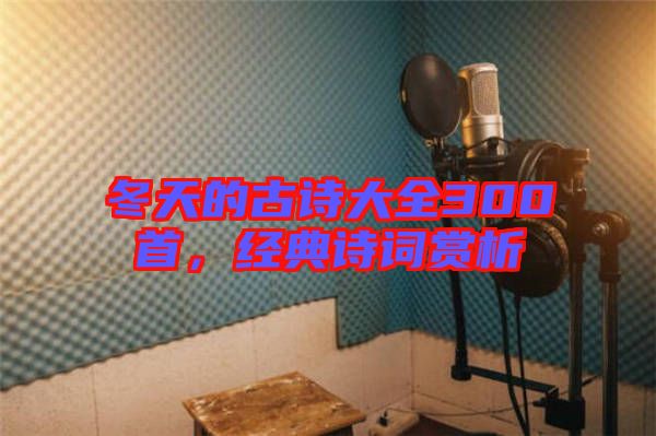 冬天的古詩大全300首，經(jīng)典詩詞賞析
