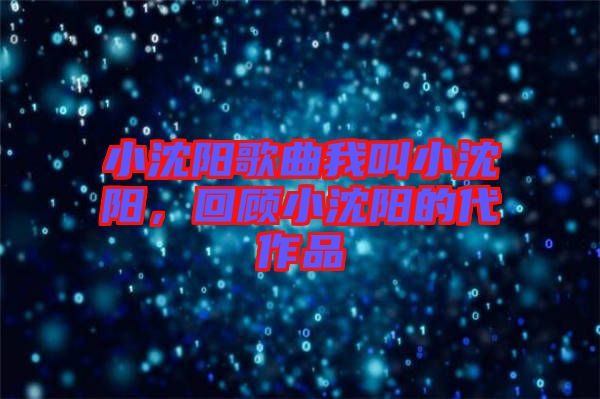 小沈陽歌曲我叫小沈陽，回顧小沈陽的代作品