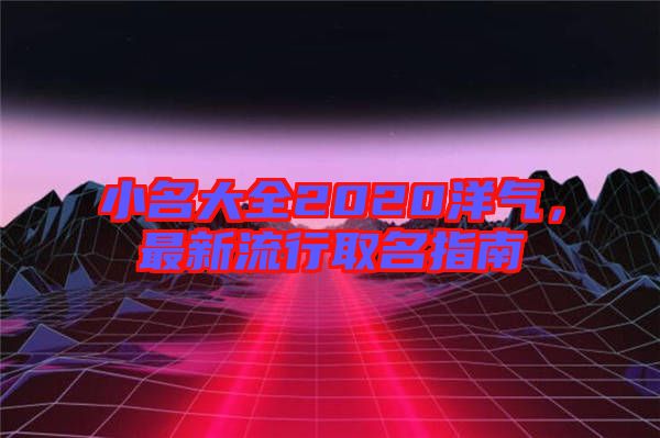 小名大全2020洋氣，最新流行取名指南
