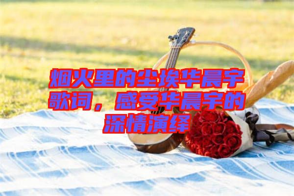 煙火里的塵埃華晨宇歌詞，感受華晨宇的深情演繹