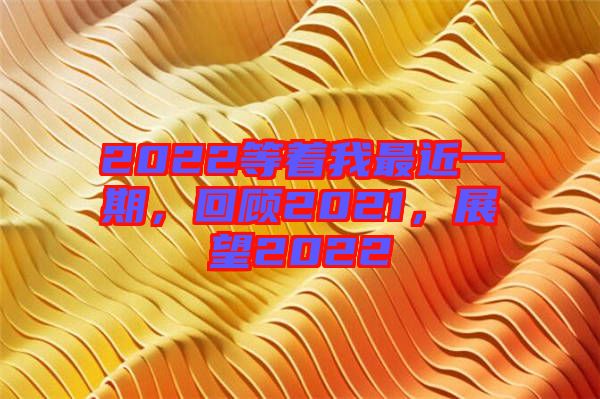 2022等著我最近一期，回顧2021，展望2022