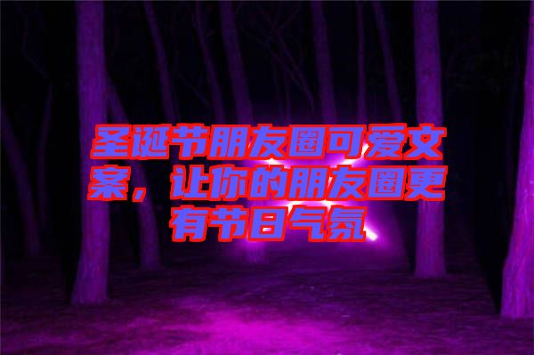 圣誕節(jié)朋友圈可愛文案，讓你的朋友圈更有節(jié)日氣氛
