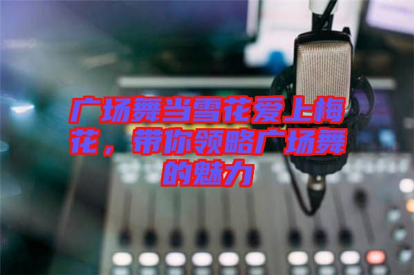 廣場(chǎng)舞當(dāng)雪花愛(ài)上梅花，帶你領(lǐng)略廣場(chǎng)舞的魅力
