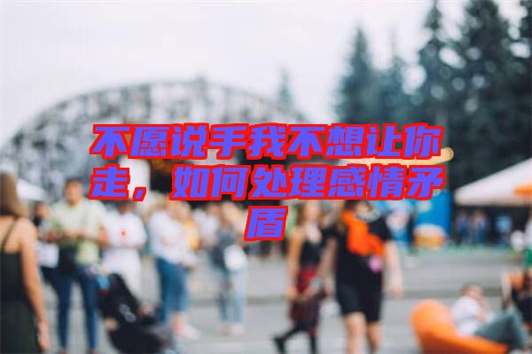 不愿說手我不想讓你走，如何處理感情矛盾