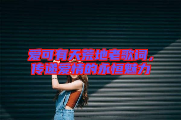 愛可有天荒地老歌詞，傳遞愛情的永恒魅力