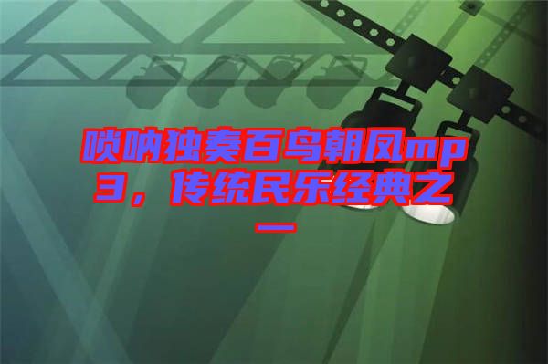 嗩吶獨(dú)奏百鳥朝鳳mp3，傳統(tǒng)民樂經(jīng)典之一