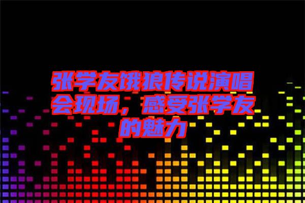 張學友餓狼傳說演唱會現(xiàn)場，感受張學友的魅力