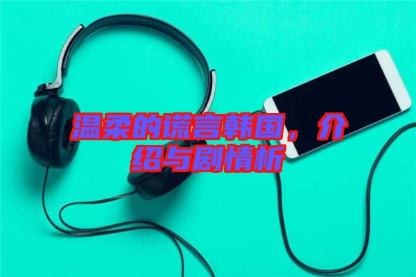 溫柔的謊言韓國，介紹與劇情析