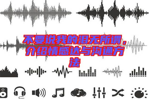 不要說我的淚無所謂，介紹情感達(dá)與溝通方法