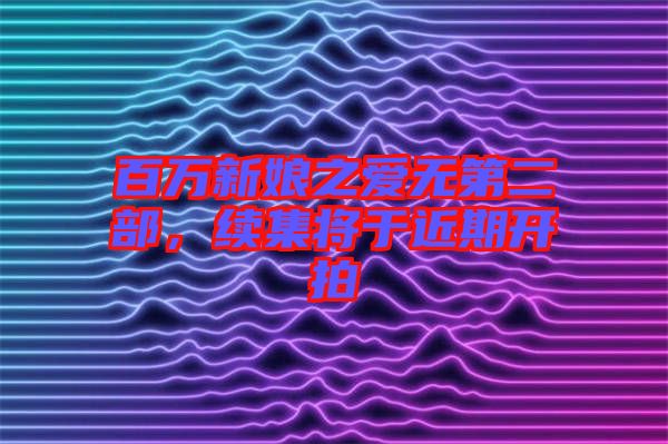百萬(wàn)新娘之愛(ài)無(wú)第二部，續(xù)集將于近期開(kāi)拍