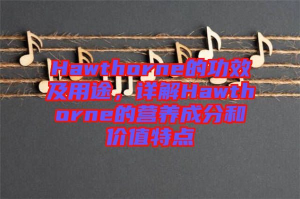 Hawthorne的功效及用途，詳解Hawthorne的營(yíng)養(yǎng)成分和價(jià)值特點(diǎn)