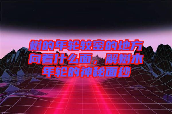樹的年輪較密的地方向著什么面，解樹木年輪的神秘面紗