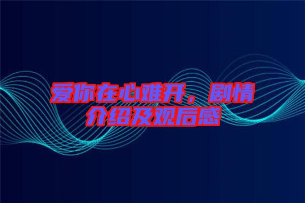 愛你在心難開，劇情介紹及觀后感