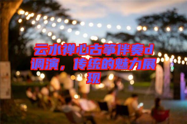 云水禪心古箏伴奏d調(diào)演，傳統(tǒng)的魅力展現(xiàn)
