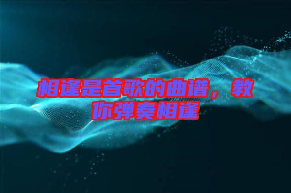 相逢是首歌的曲譜，教你彈奏相逢