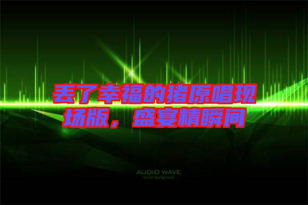 丟了幸福的豬原唱現(xiàn)場版，盛宴精瞬間