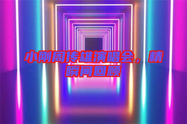 小剛周傳雄演唱會(huì)，精瞬間回顧