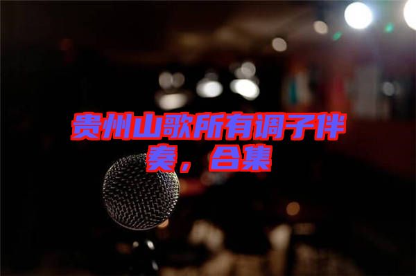 貴州山歌所有調(diào)子伴奏，合集