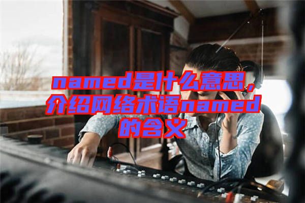 named是什么意思，介紹網(wǎng)絡(luò)術(shù)語(yǔ)named的含義