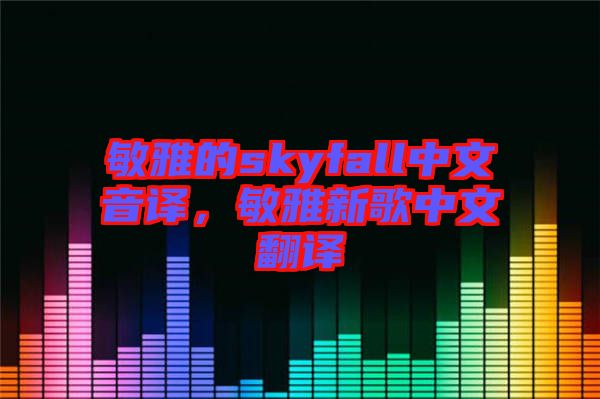 敏雅的skyfall中文音譯，敏雅新歌中文翻譯