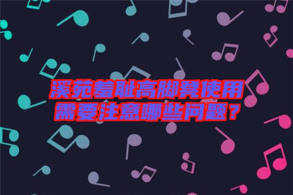 溪苑羞恥高腳凳使用需要注意哪些問(wèn)題？