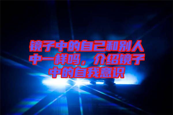 鏡子中的自己和別人中一樣嗎，介紹鏡子中的自我意識(shí)