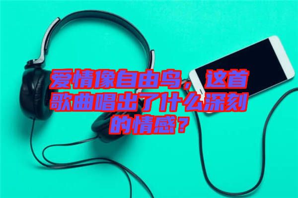 愛情像自由鳥，這首歌曲唱出了什么深刻的情感？
