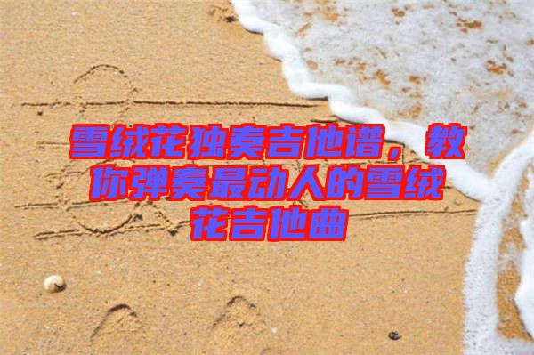 雪絨花獨奏吉他譜，教你彈奏最動人的雪絨花吉他曲
