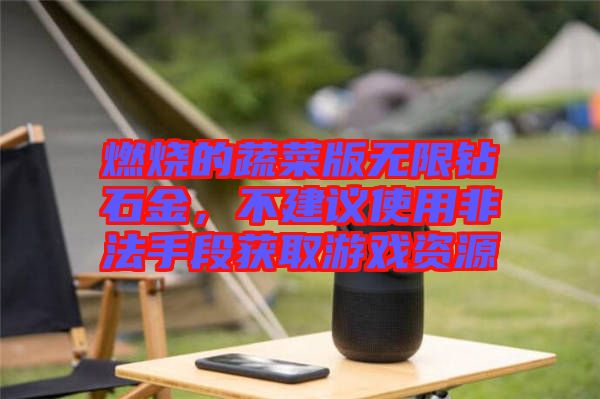 燃燒的蔬菜版無(wú)限鉆石金，不建議使用非法手段獲取游戲資源