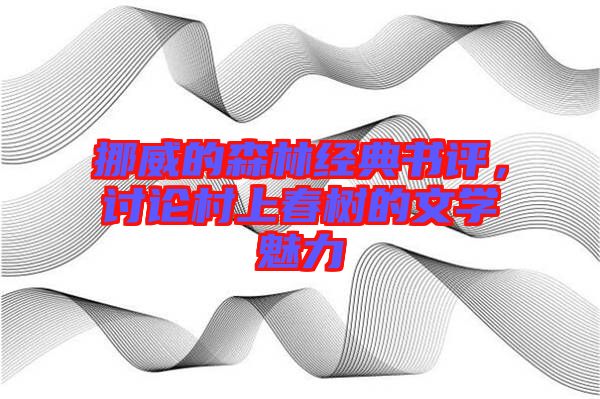 挪威的森林經(jīng)典書(shū)評(píng)，討論村上春樹(shù)的文學(xué)魅力