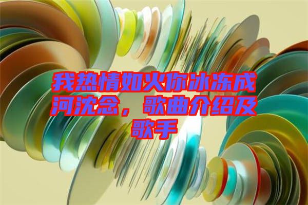 我熱情如火你冰凍成河沈念，歌曲介紹及歌手