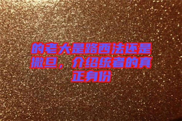 的老大是路西法還是撒旦，介紹統(tǒng)者的真正身份