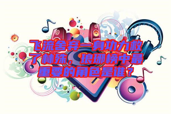 飛流舍棄一身功力救了林殊，瑯琊榜中最重要的角色是誰？