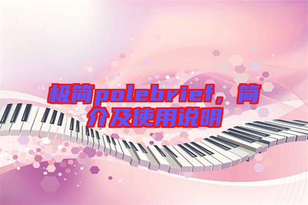 極簡(jiǎn)polebrief，簡(jiǎn)介及使用說明