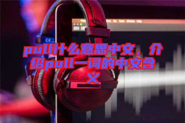pull什么意思中文，介紹pull一詞的中文含義