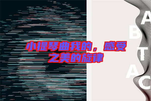 小提琴曲我的，感受之美的旋律