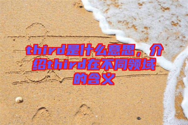 third是什么意思，介紹third在不同領(lǐng)域的含義