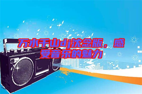 萬水千山dj沈念版，感受音樂的魅力