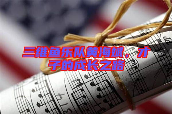 三維魚樂隊黃海斌，才子的成長之路