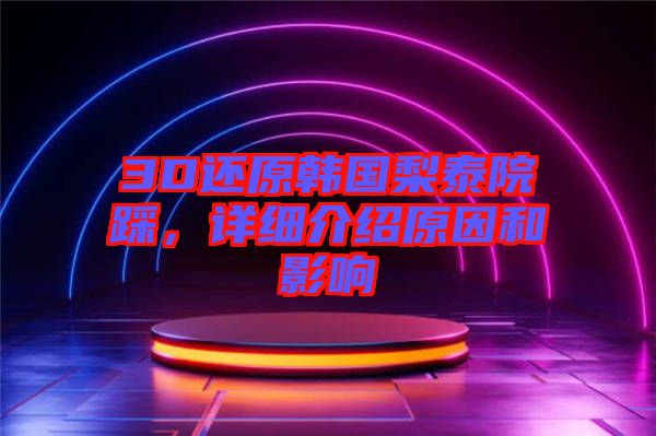 3D還原韓國梨泰院踩，詳細(xì)介紹原因和影響